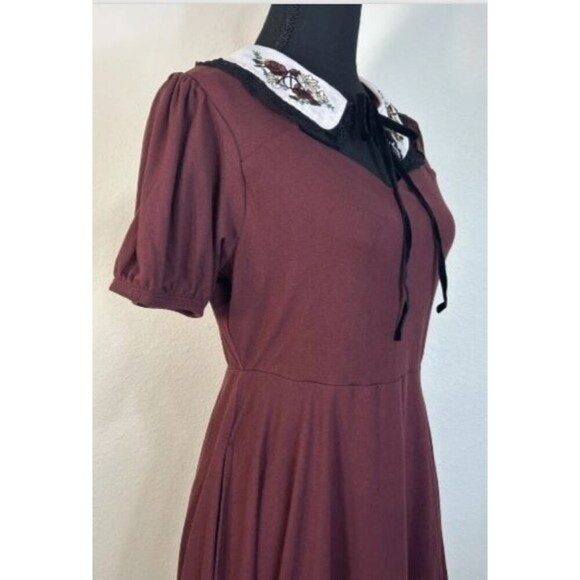 Hot Topic Harry Potter Deathly Hallows Wizarding World Sweetheart Dress Size M - Picture 11 of 13